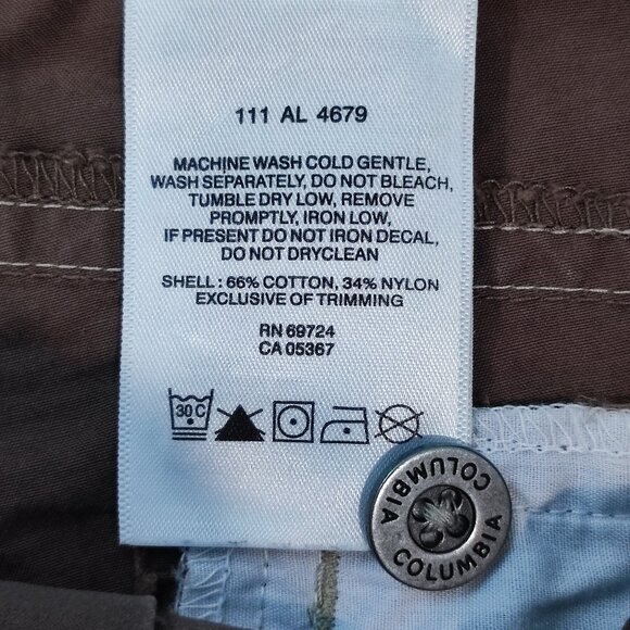 Columbia outdoor / casual short brown women's size L - Picture 6 of 10